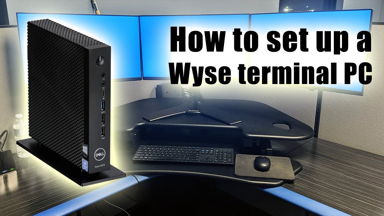 Как настроить терминал Wyse — настройка компьютера с тремя мониторами