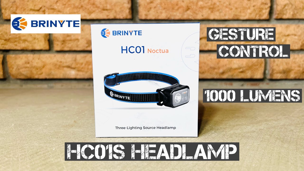 Фара Brinyte HC01S с датчиком движения (управление жестами)