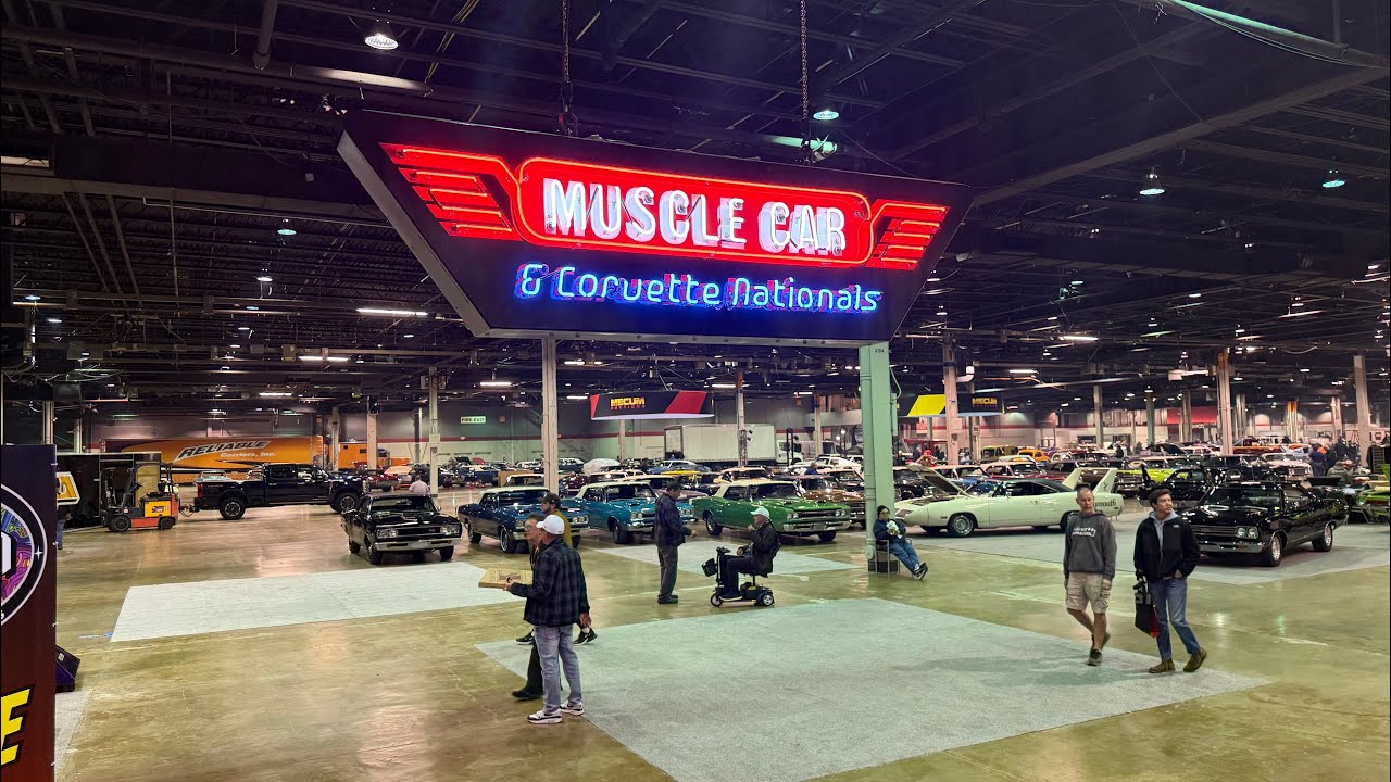 Muscle Car и Corvette Nationals 2025: давайте прогуляемся и посмотрим на некоторые маслкары #mcacn