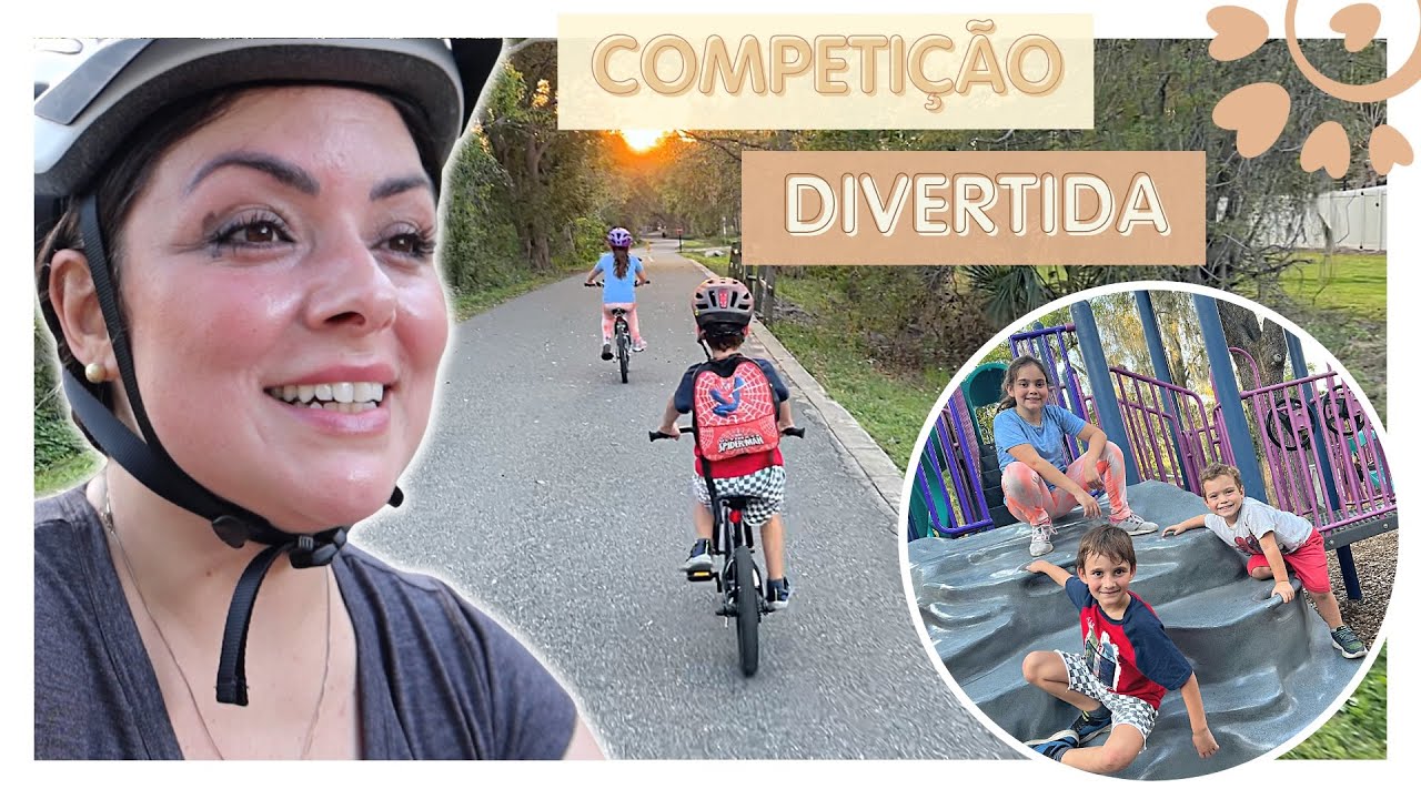 13 KILOMETROS DE BICICLETA COM 3 FILHOS EM ORLANDO - FLÁVIA CALINA