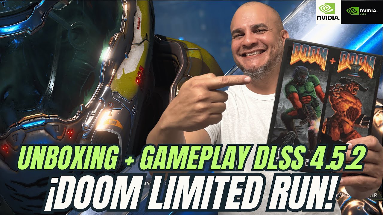 ¡Unboxing ÉPICO de DOOM Limited Run! Gameplay con NVIDIA DLSS 4.5.2