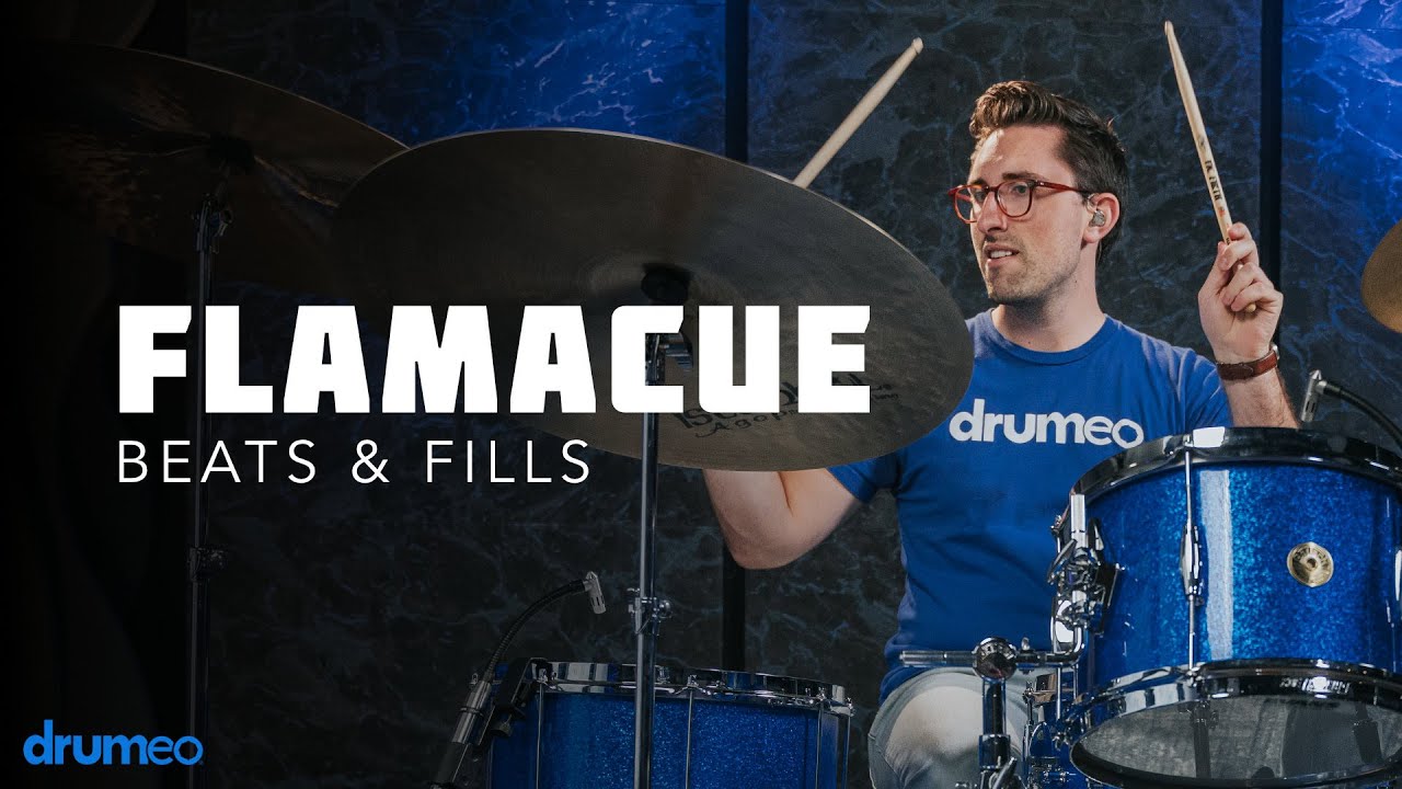 How To Play A Flamacue On The Drums - Drum Rudiment Lesson