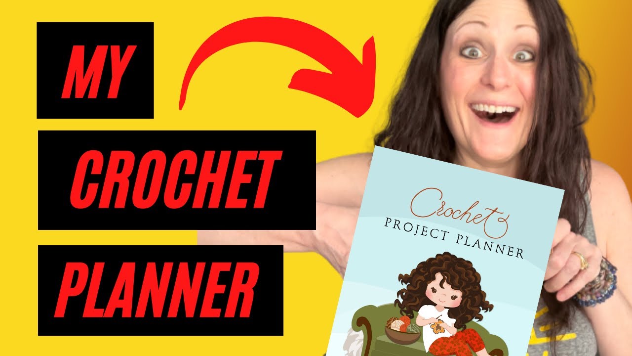 MY CROCHET PLANNER ON AMAZON! | Planning For Crocheters | Crochet Organization Tips | Crochet Book