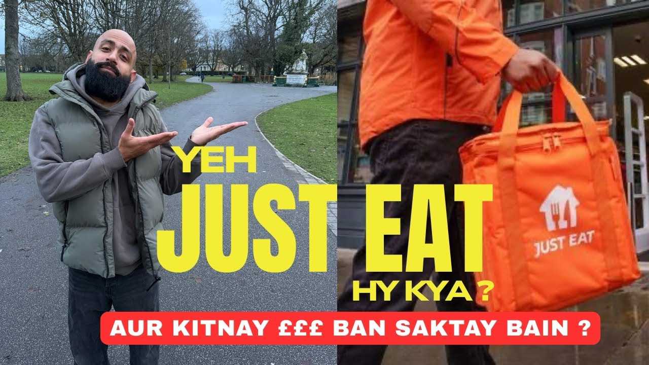 This is what 10 hours of food delivery in UK 🇬🇧 pays | Ye just eat kya hy?
