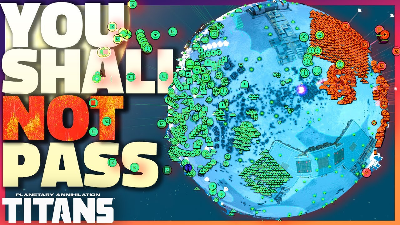 The Battle for Death Alley - Intense 1v1 Planetary Annihilation Titans