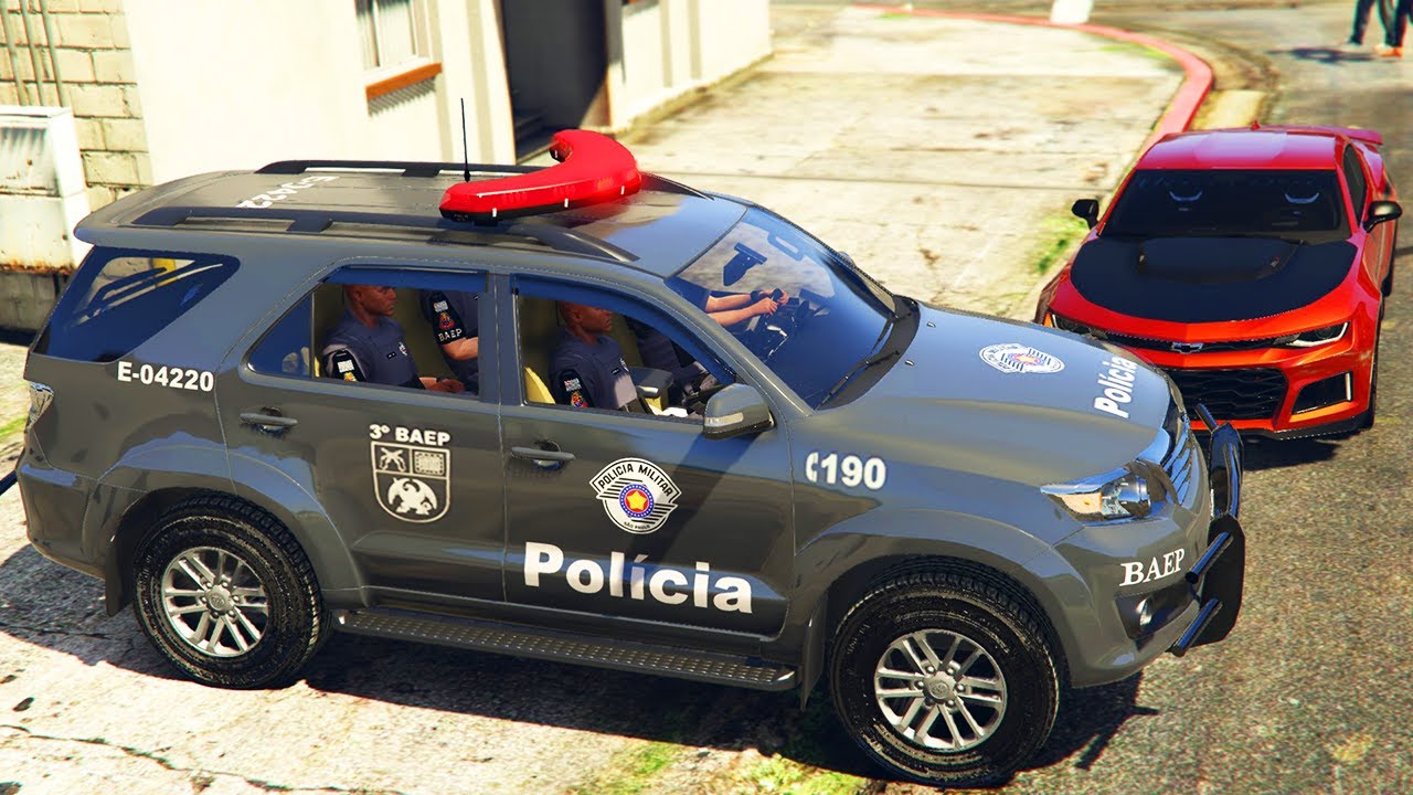 CAMARO ROUBADO BAEP EM AÇÃO | GTA 5 VIDA POLICIAL