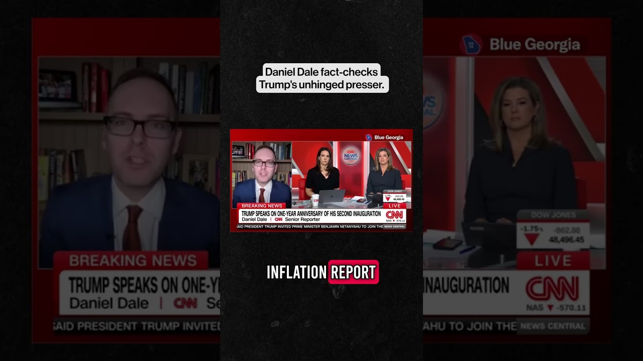 Daniel Dale fact-checks Trump's unhinged presser.