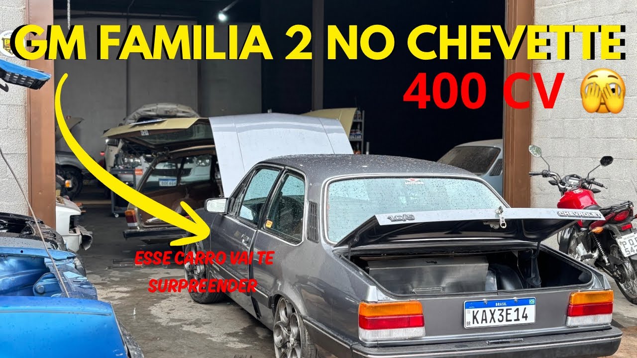 ESSE CHEVETTE LEVOU O MOTOR GM FAMILIA 2 AO LIMITE 💥🐎