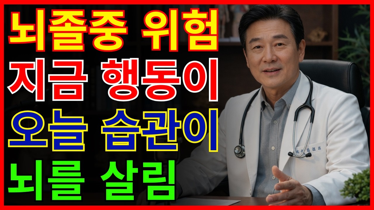 뇌졸중 막고 싶다면 지금 당장 바꾸세요 | 건강 | 뇌 | 혈관 | 오디오북 |