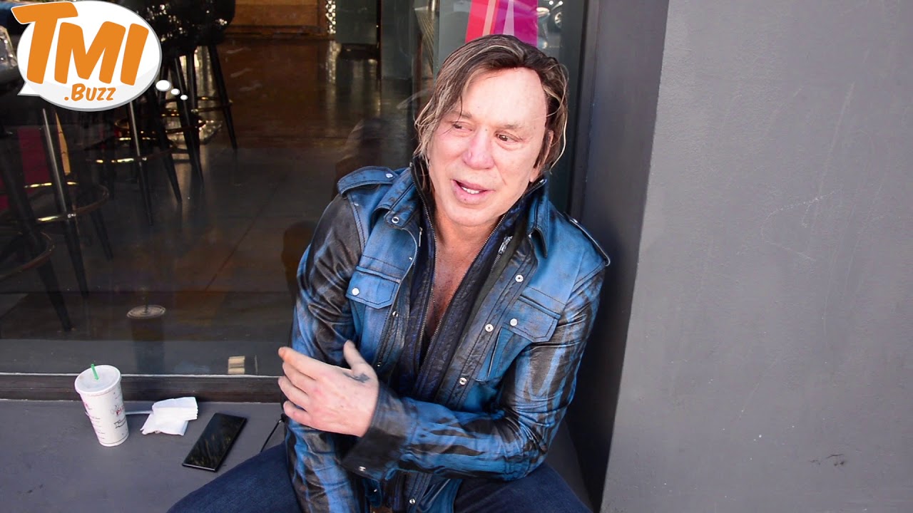 Mickey Rourke Has Mad Respect for Kobe Bryant.....Despite Never Watching a Basketball Game