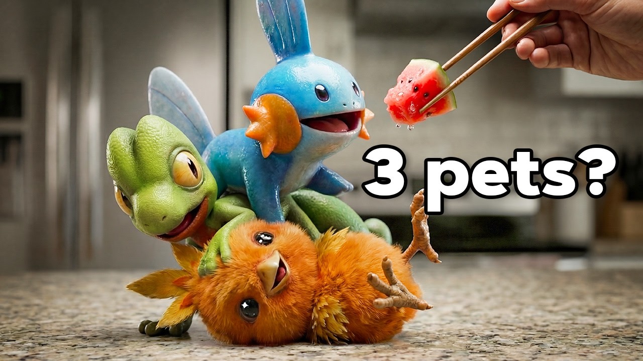 I Got Hoenn Staters Pok&eacute;mon In Real Life | Treecko, Torchic & Mudkip (Full Simulation)