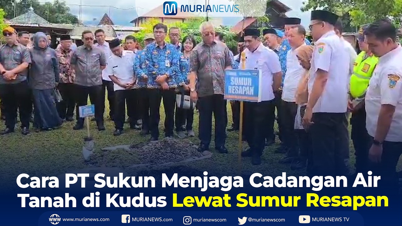 Cara PT Sukun Turut Jaga Cadangan Air Tanah Kudus Lewat Sumur Resapan