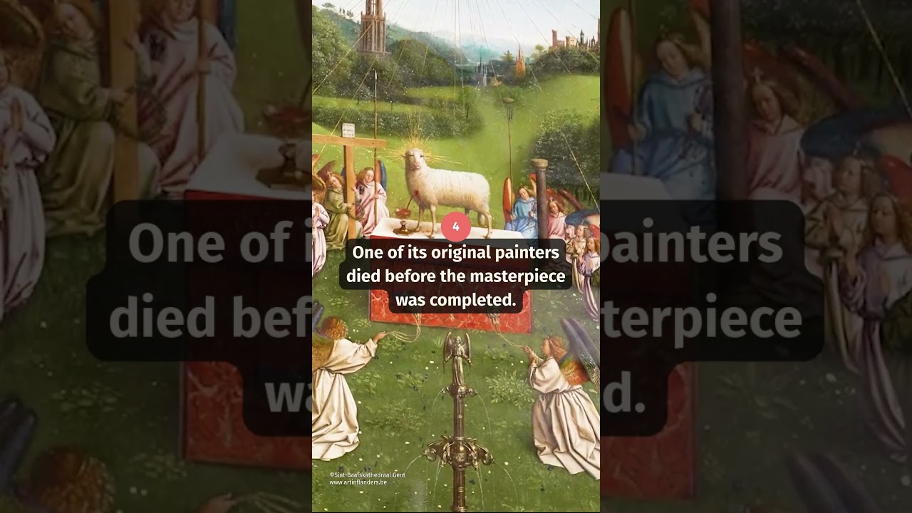 8 Secrets Behind the Ghent Altarpiece #belgiumtravel #ghent #shorts
