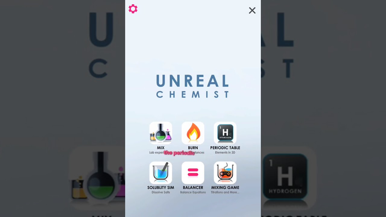 Video Tutorial - Unreal Chemist