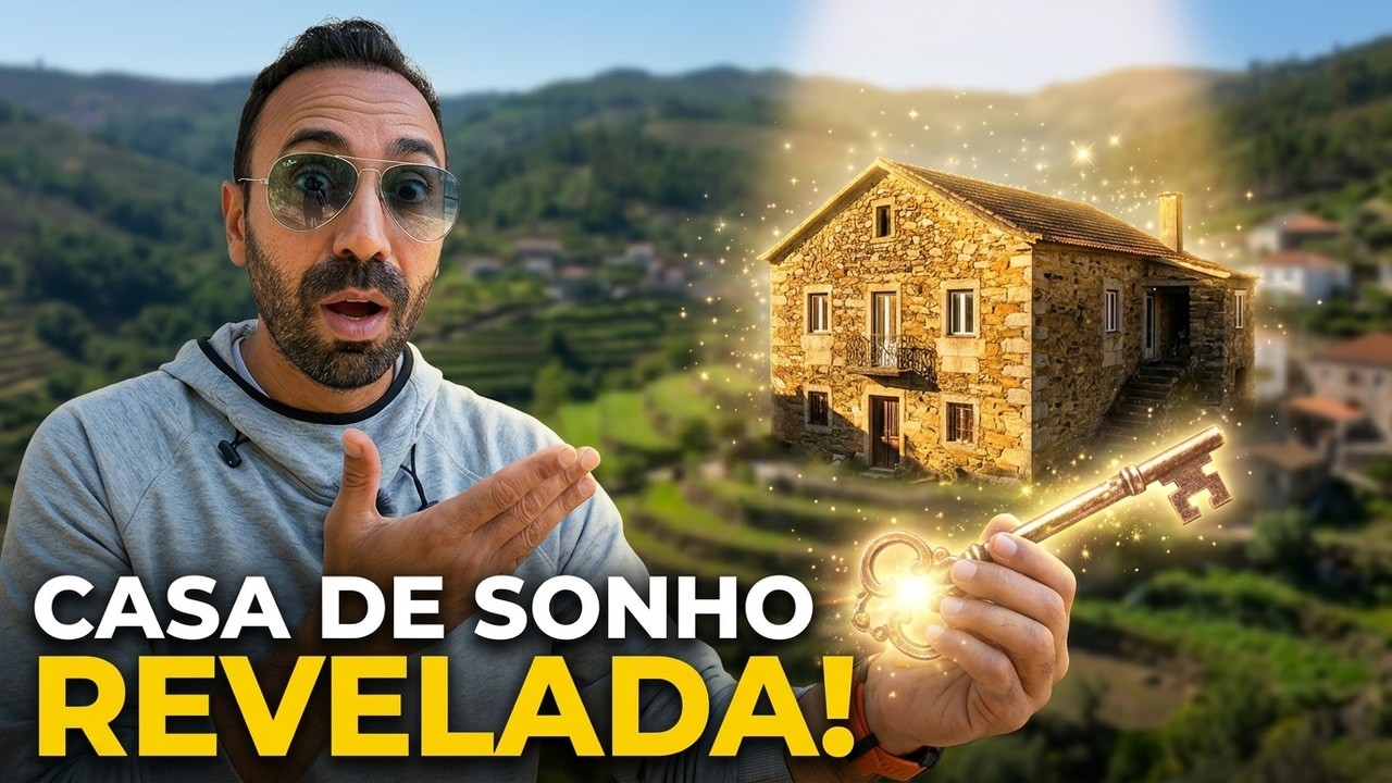 Encontrámos a casa de sonho depois de 3 anos de procura em Portugal