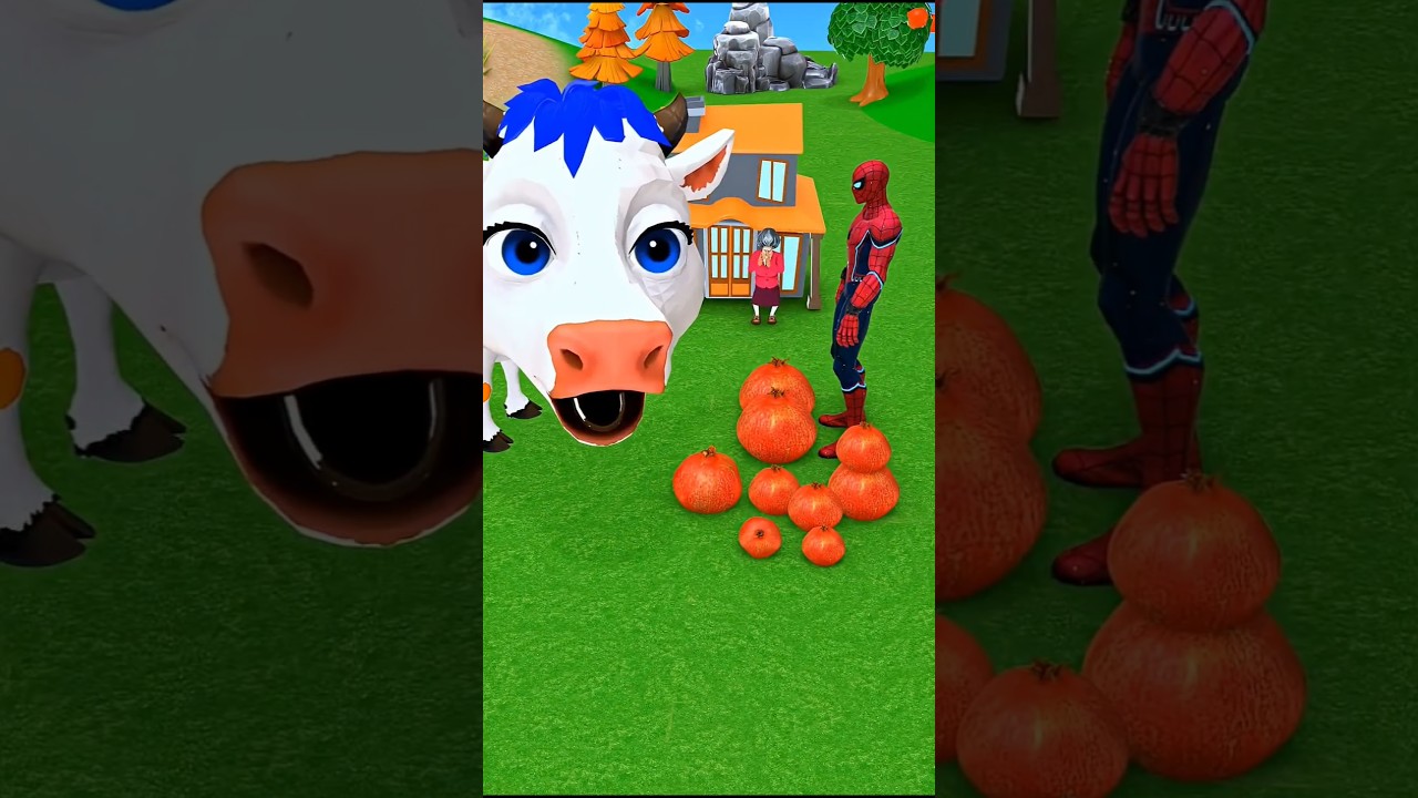 Scary Teacher & Cow So Funny Apple 