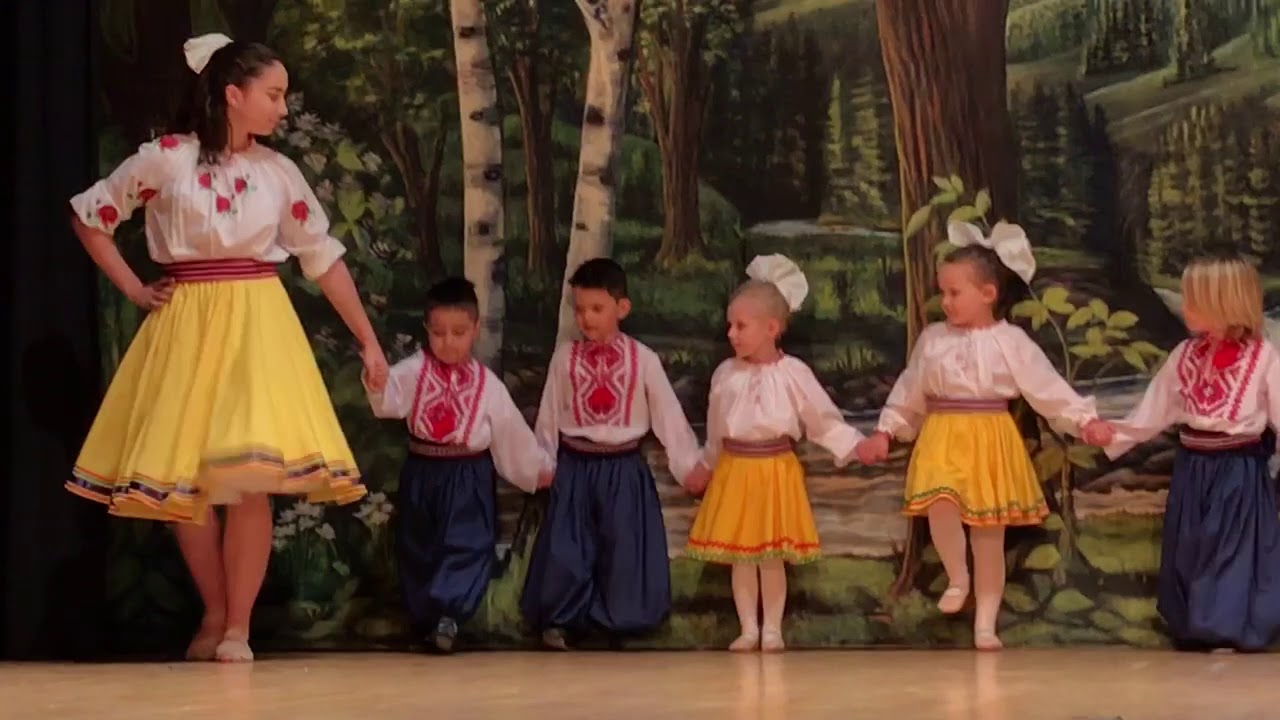 April 2018 kids Spring Ukrainian dance