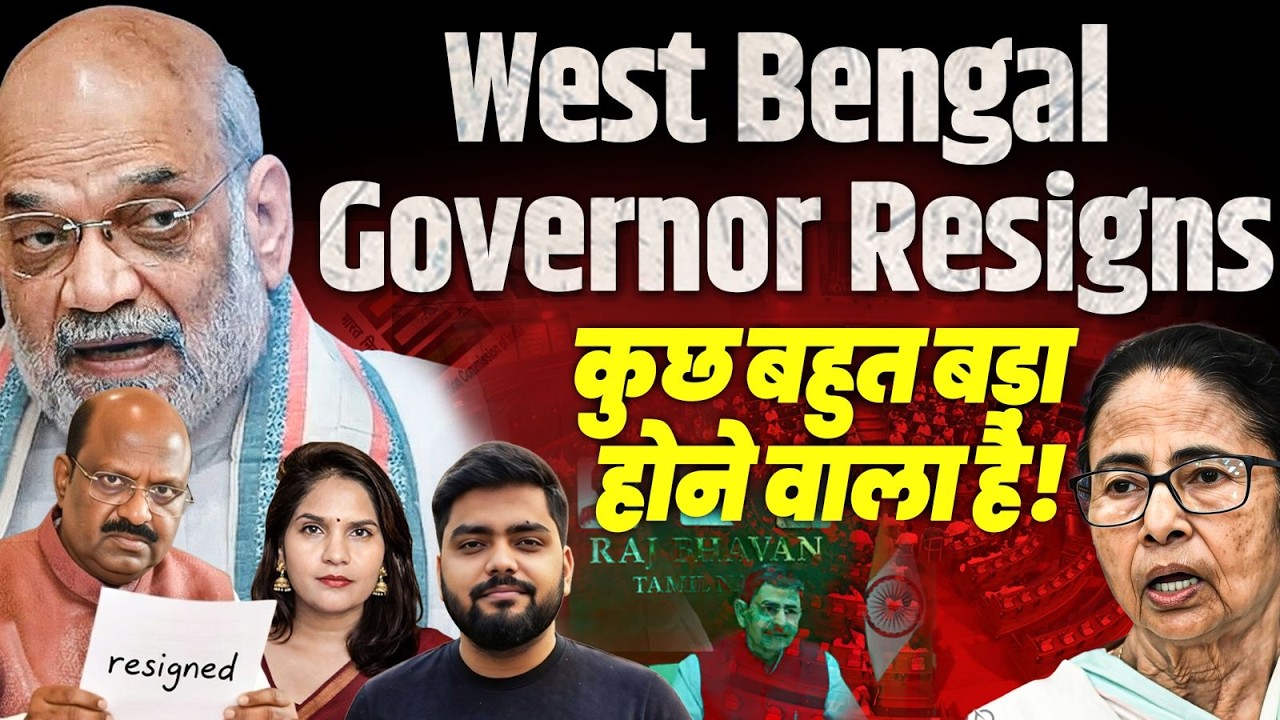 Shocking News : Breaking West Bengal Governor Resigns! Ladakh Governor Resigns!