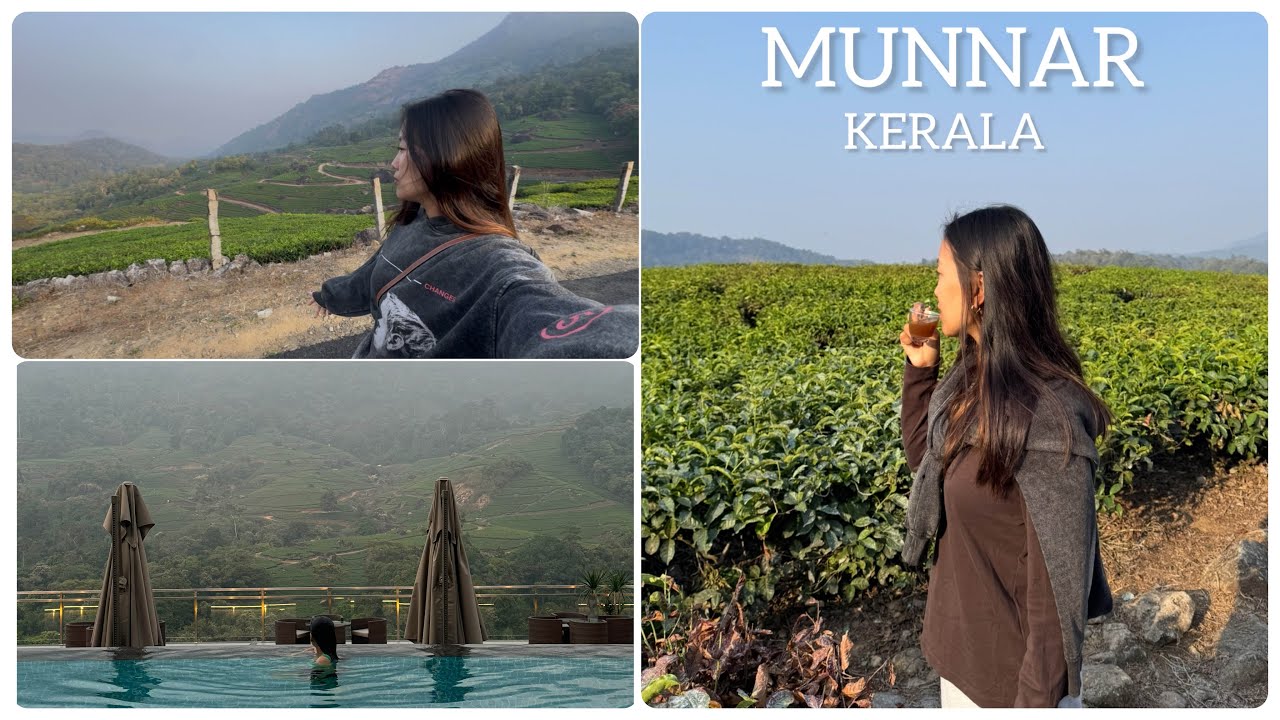 First time in munnar, kerala | The Grand Cliff Resort | beautiful place | with my main 💗