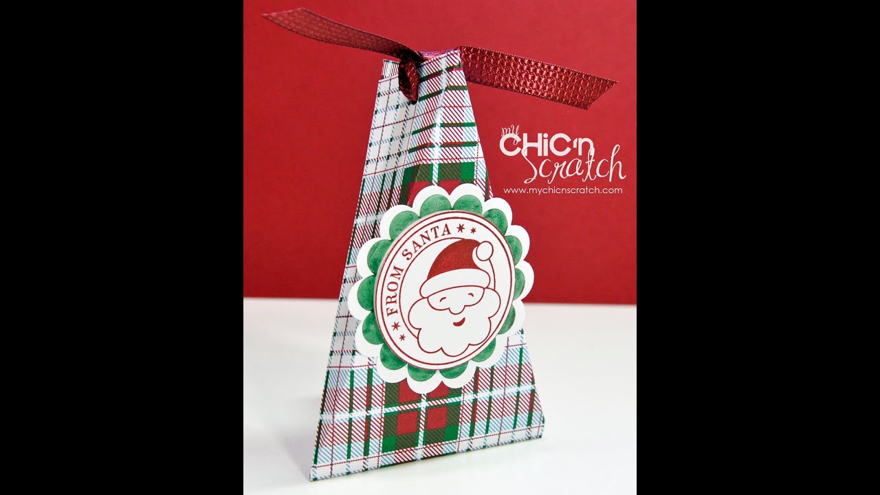 12 Days of Christmas #2 Santa Triangle Box