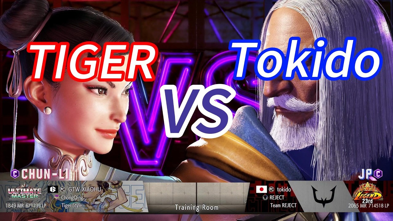 SF6💥TIGER(CHUN-LI) vs Tokido(JP)💥Street Fighter 6 High Level Match's EP1640