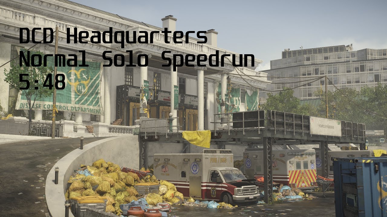 [5:48] - The Division 2 - Normal DCD Headquarters - Solo PC Speedrun
