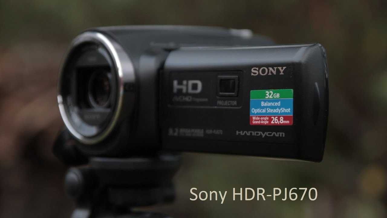 Sony HDR-PJ670 FullHD camcorder review