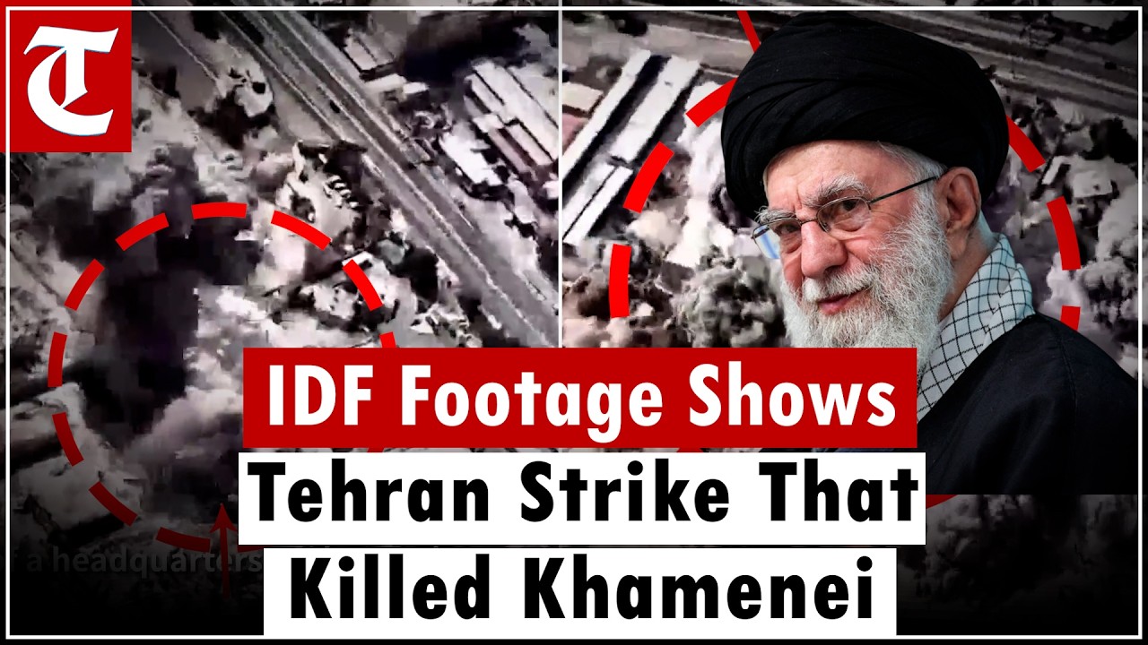 Watch: IDF Releases Footage of Strike on Tehran That Killed Khamenei
