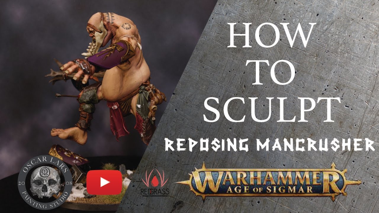 Miniature Painting Tutorial - Oscar Lars - Mancrusher Gargant Repose