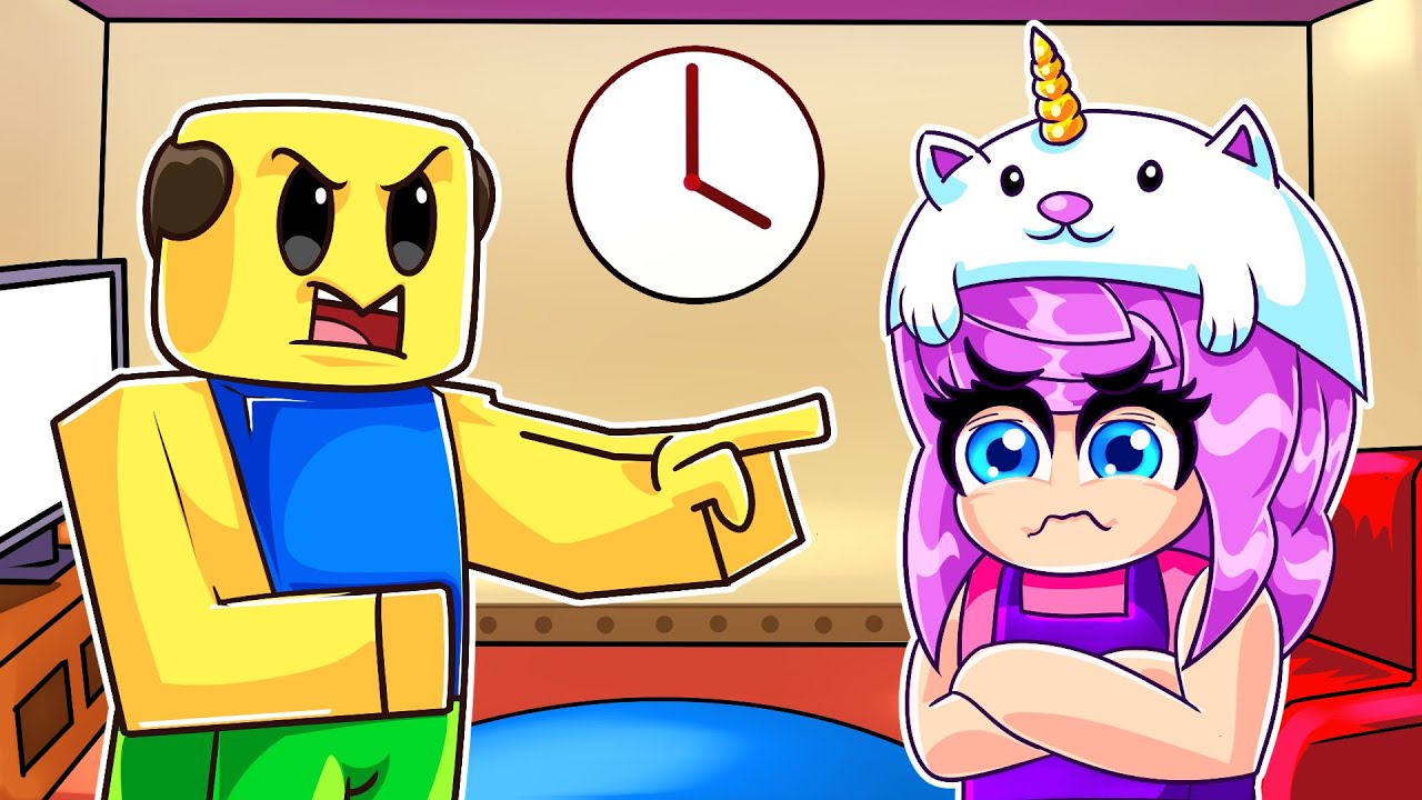 4PM BEDTIME?! 😤 NO WAY! Strict Dad (Roblox)