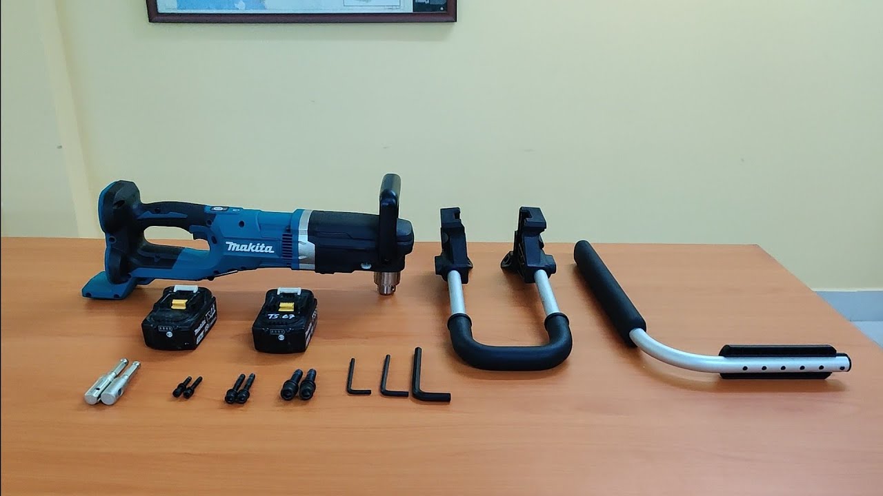 Makita DDG460 Cordless Earth Auger - How to Assembly & Review Application for this tools