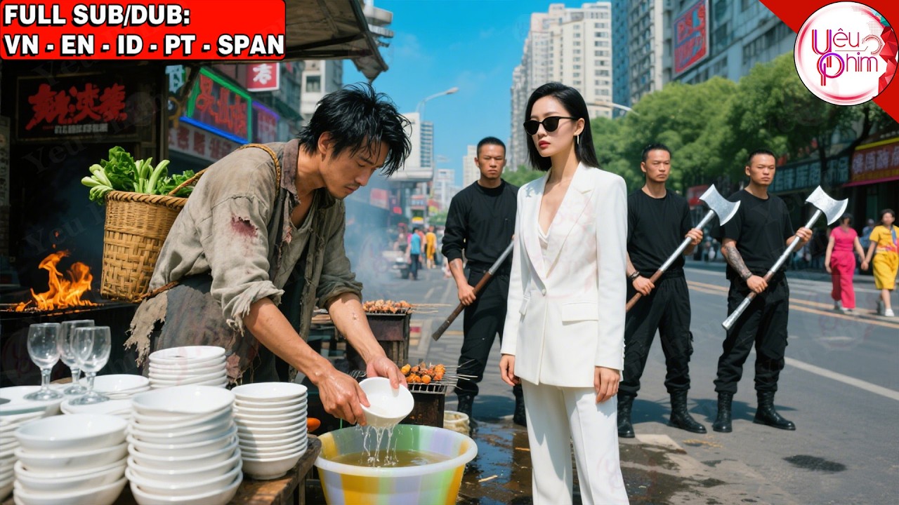 Thằng Rửa Ly Thu&ecirc; Thấy B&agrave; Chủ Gi&agrave; Bị Đ&aacute;m Giang Hồ Đ&aacute;nh Ng&atilde;, Nổi Đi&ecirc;n Đ&aacute;nh Qu&egrave; Gi&ograve; Cả Bọn | Y&ecirc;u Phim