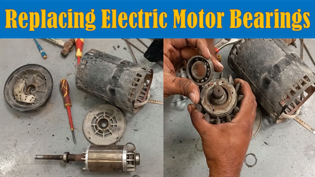 Replacing Electric Motor Bearings | Condenser Fan Motor Bearing Replacing - AC&R World