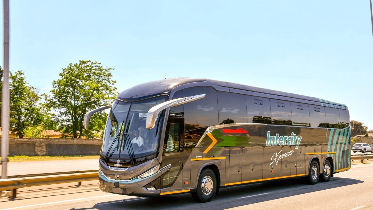 THE MOST LUXURIOUS BUS IN SOUTH AFRICA. TRANSPORTING MORE THAN 100 000 PEOPLE PER MONTH