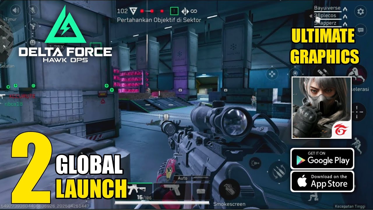 Garena Delta Force Mobile Global Launch Gameplay - Attack and Defend Part 2 (Android, iOS)