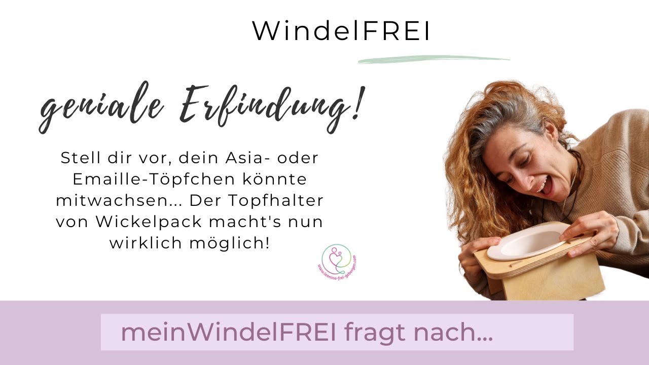Geniale Erfindung! Der Topfhalter für kleine Töpfchen - Wickelpack erzählt