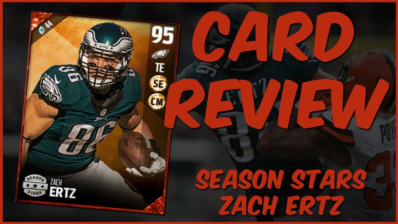 MUT 17 Card Review | Season Stars Zach Ertz Gameplay + Card Review