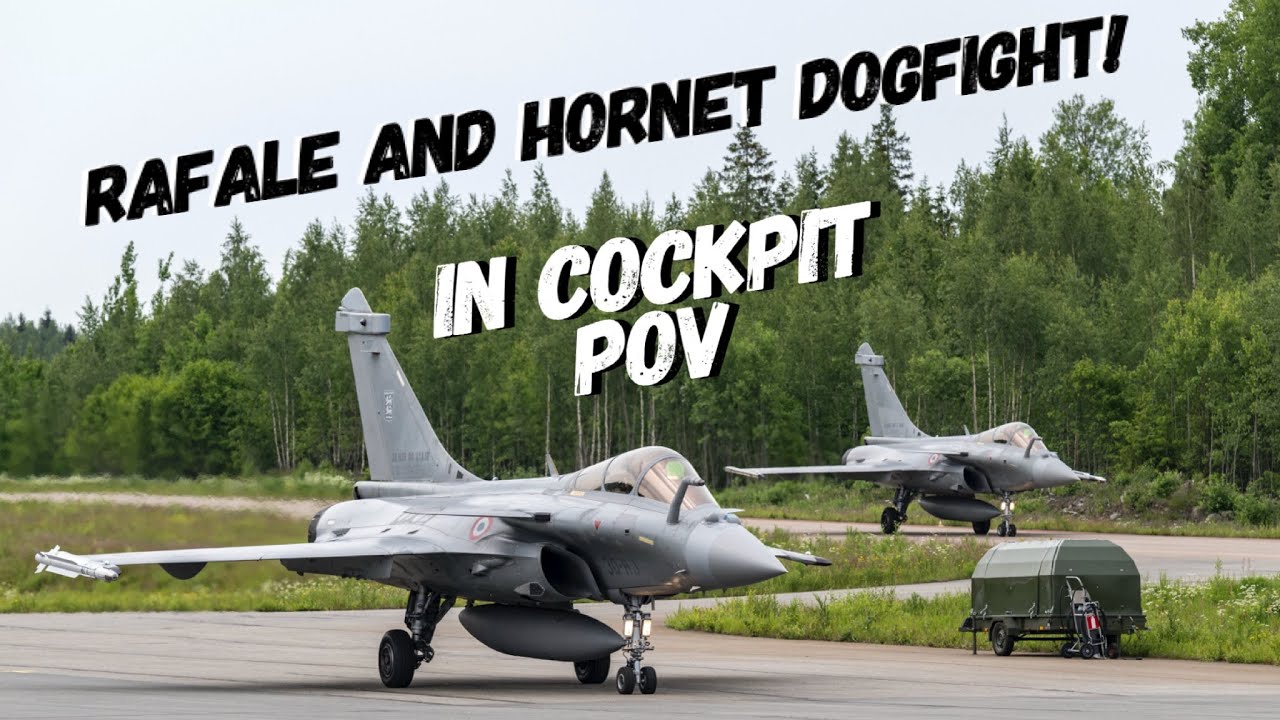 French Rafale and Finnish Hornet Dogfight (in cockpit POV) - Atlantic Trident 2025