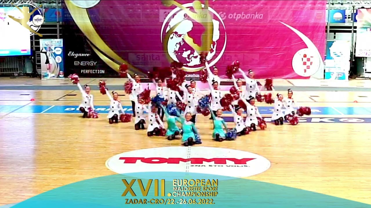 MWF/XVII. EUROPEAN MAJORETTE SPORT CHAMPIONSHIP/ZADAR-CRO,22.-26.06.2022.