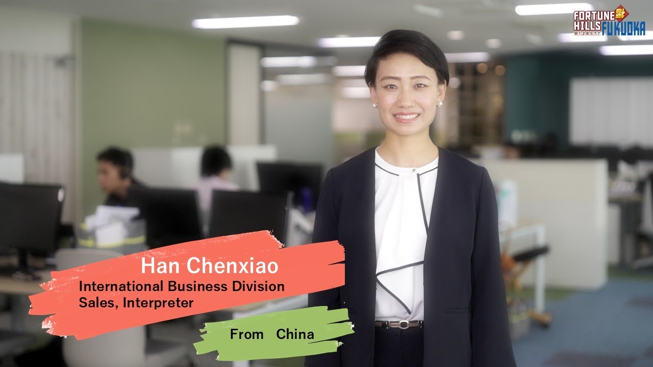 19 International Business Division   Sales, Interpreter  Han Chenxiao  From  China