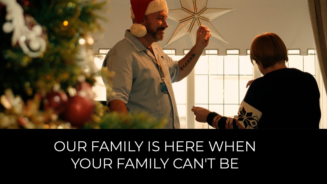Our family is here when your family can't be | Alcedo Care | Christmas Ad 2025