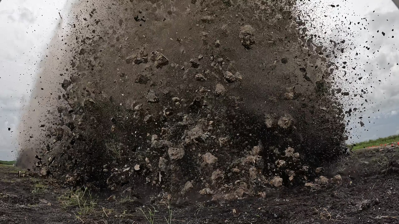 Big Blast! Crazy close GoPro footage!