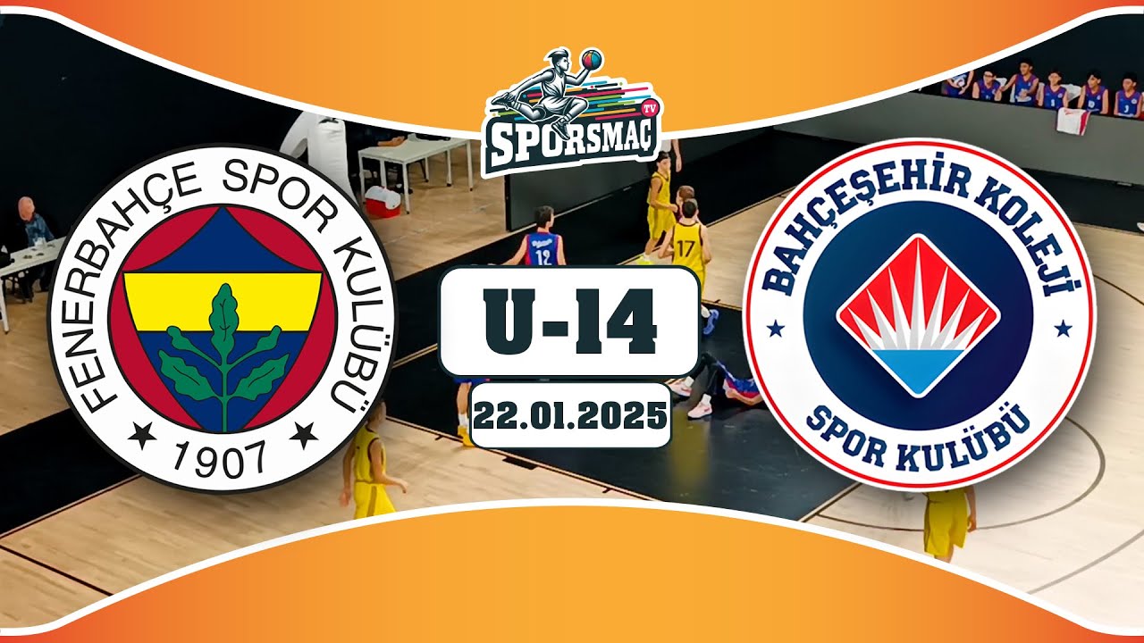 FENERBAHÇE B - BAHÇEŞEHİR B U14 | Full Maç (22.01.2025)