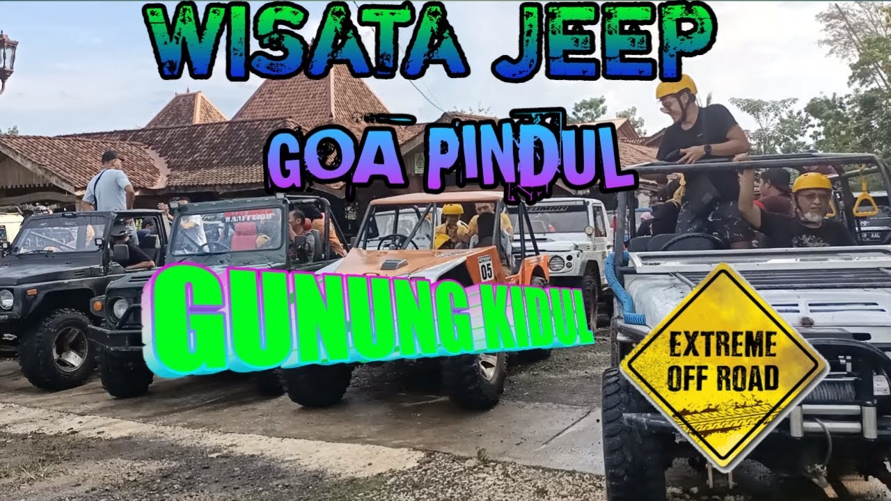 Wisata Jeep goa Pindul gunung kidul
