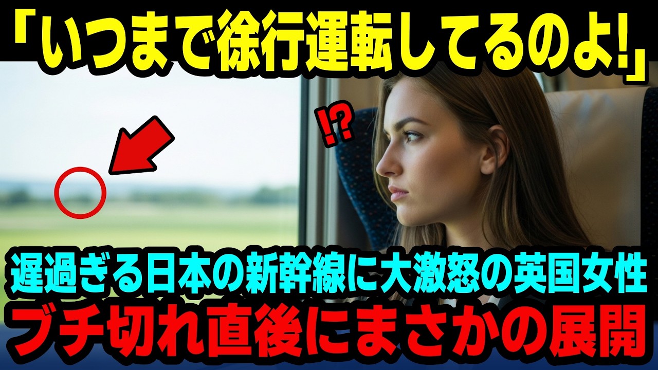 【海外の反応】「いつまで徐行運転するつもり？」韓国の高速鉄道KTXと日本の新幹線に乗ったイギリス人女性。初めて新幹線に乗って3分で驚愕した理由