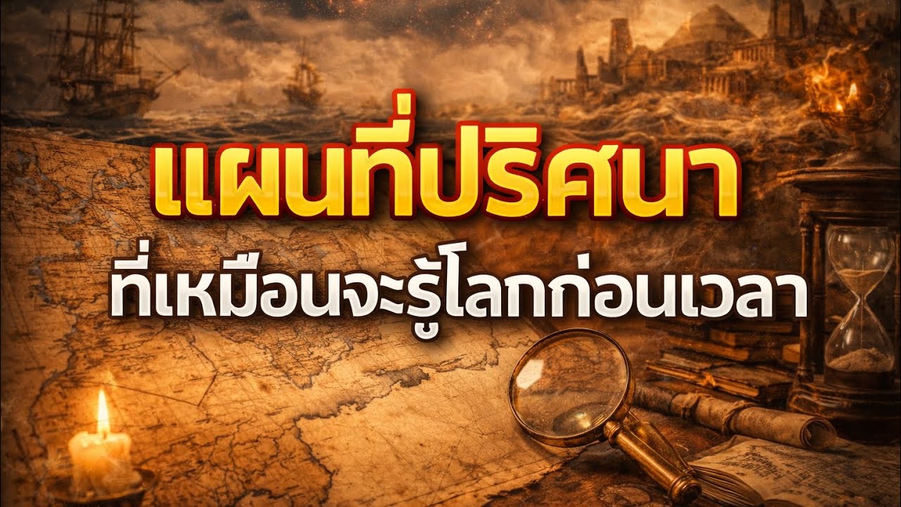 “แผนที่ลึกลับ 500 ปี ที่เหมือนจะรู้โลกก่อนเวลา”