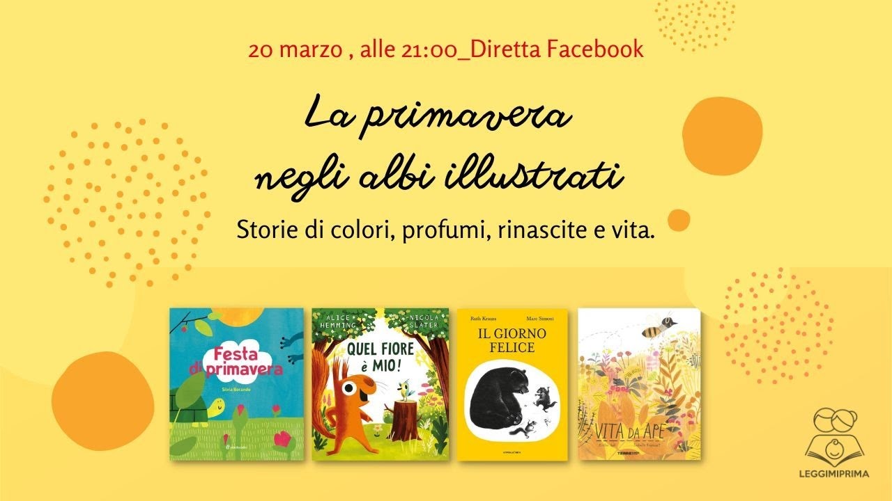 🌼 La primavera negli albi illustrati - Diretta Facebook