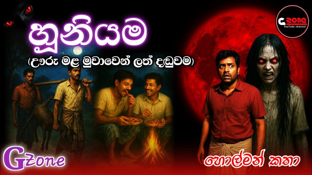 හූනියම | හොල්මන් කතා |බය හිතෙන කතාවක් | G zone Stories sinhala