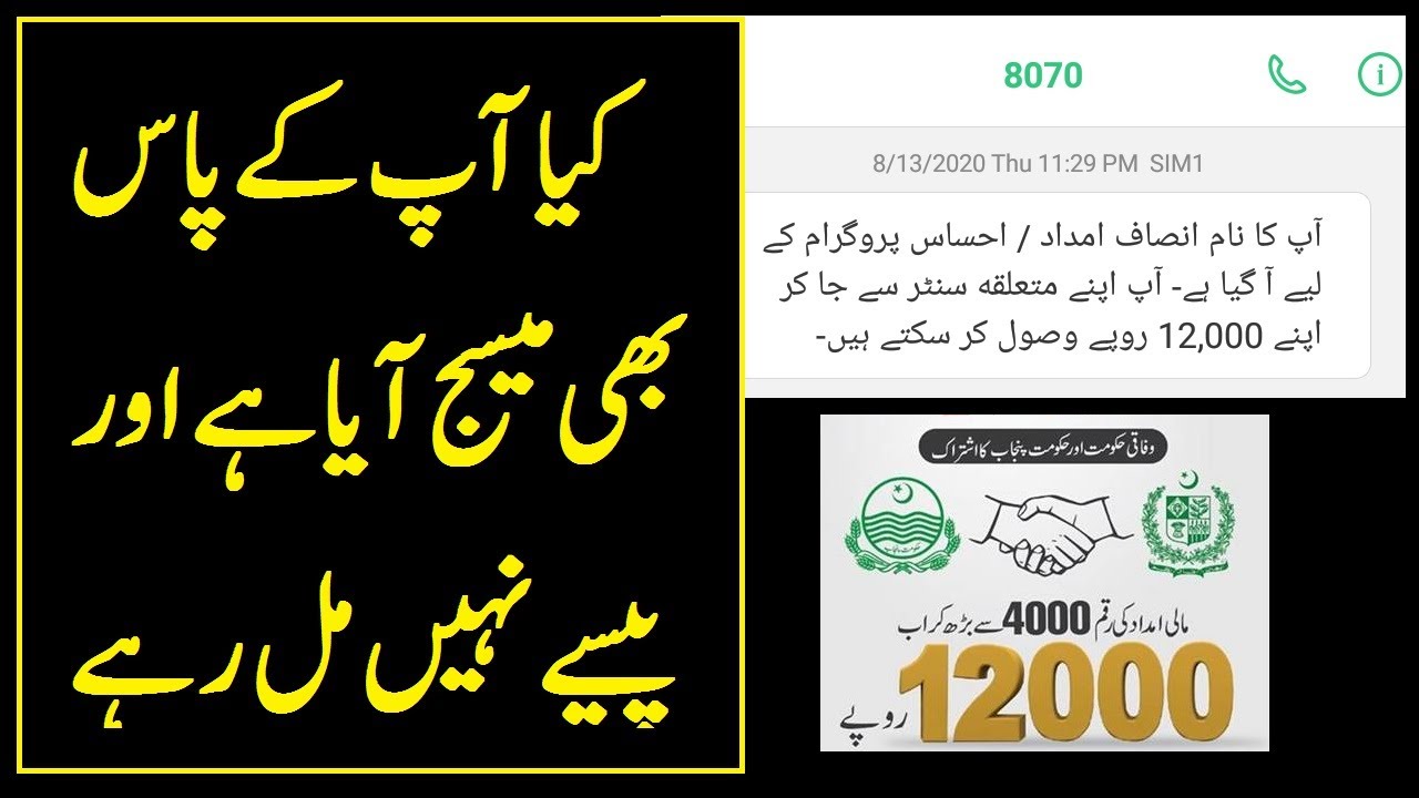 Insaf Imdad Punjab Program 8070 Check insaf imdad Application | insaf imdad Program