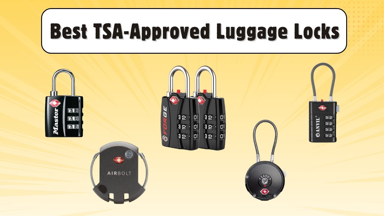 5 Best TSA-Approved Luggage Locks in 2026 – Travel Safe & Smart!